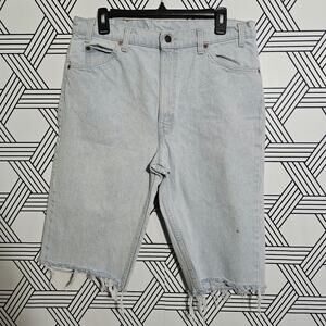 Levi 505 Denim Shorts Size 36 Classic Jorts Y2K/Vintage Core Summer Streetwear